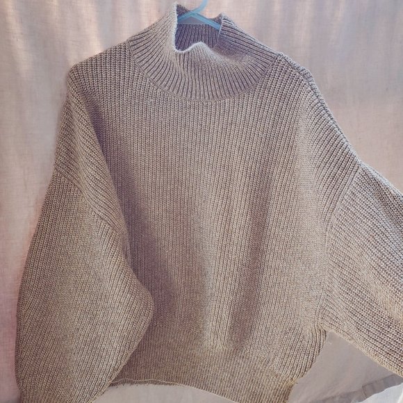 Chunky Knit Turtle Neck Sweater - Picture 1 of 6